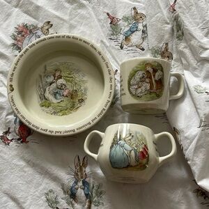 Wedgewood Beatrix Potter classic collection/serveware (SHEET SET HAS BEEN SOLD)